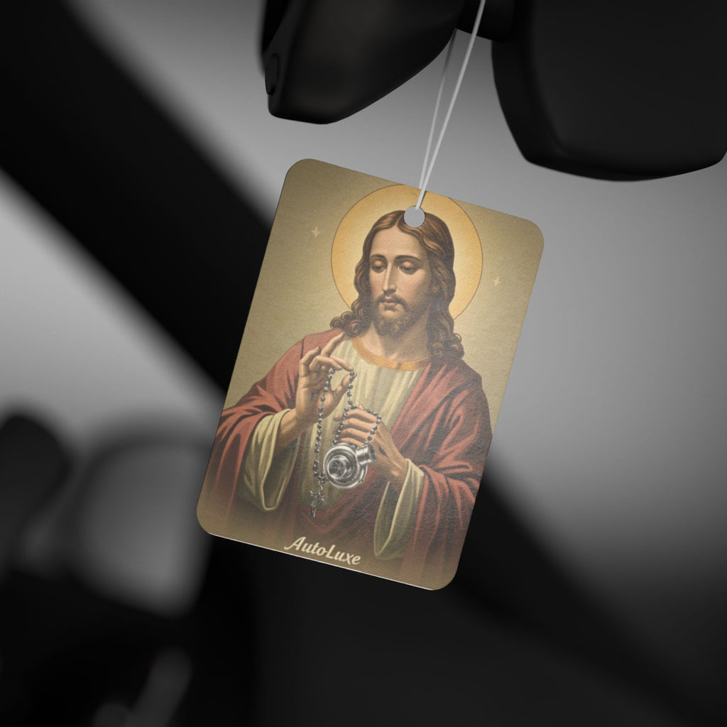 Blessed with turbos Car Air Freshener - Spiritual Aroma Decor for Cars