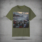 Detroit Streetcar Takeover Car Culture Unisex Garment-Dyed T-Shirt