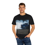Unisex Garment-Dyed T-Shirt - Cool Drift Racing Car Design