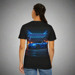 Unisex Garment-Dyed T-Shirt -"Cruise with Crews" AUTOLUXE Car Culture Streetwear Style for Car Enthusiasts
