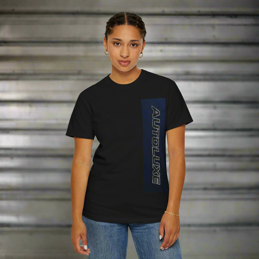 Unisex Garment-Dyed T-Shirt -"Cruise with Crews" AUTOLUXE Car Culture Streetwear Style for Car Enthusiasts
