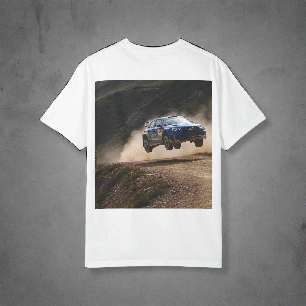 Retro Audi Rally Race Car Unisex T-Shirt - Perfect for Car Enthusiasts & Casual Outings