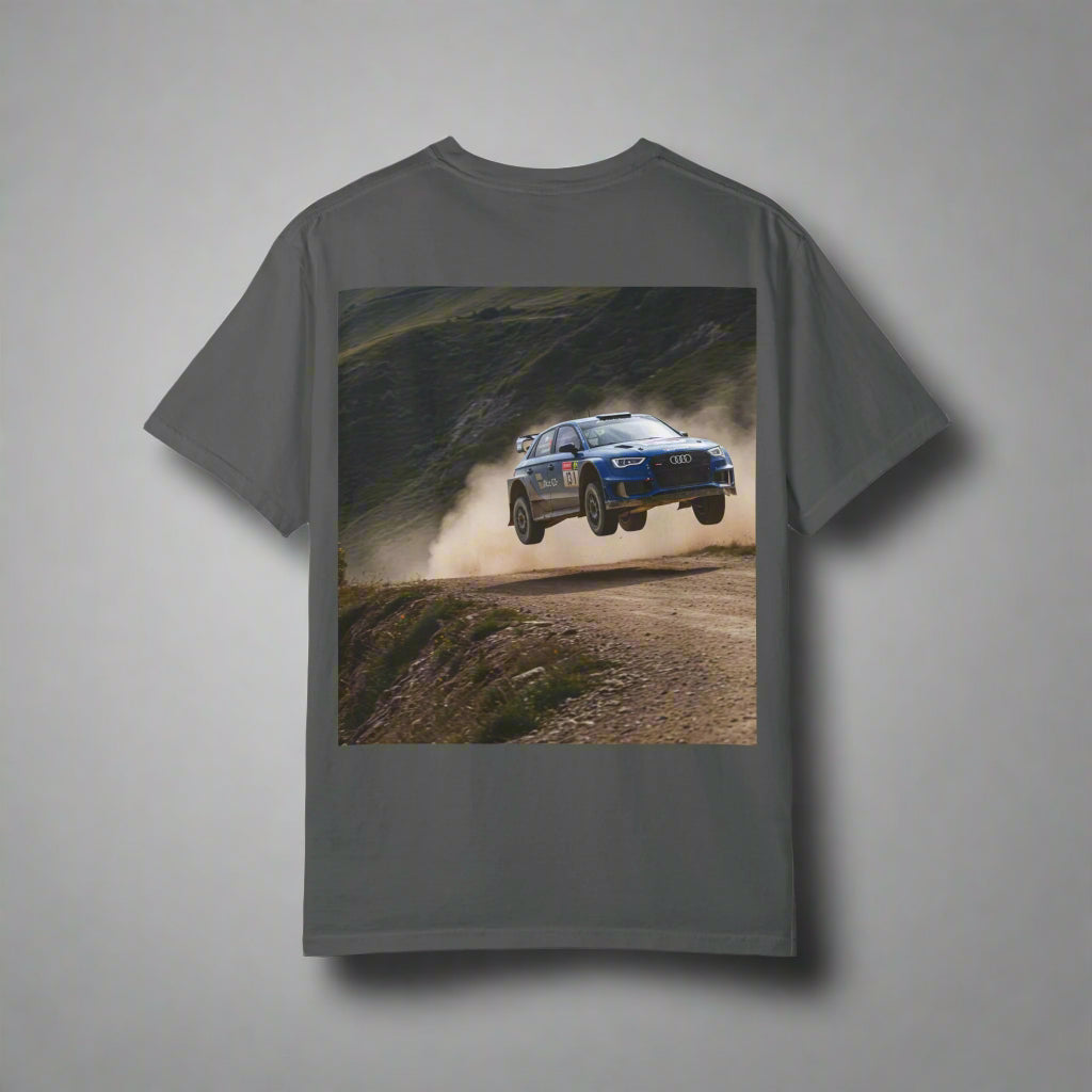 Retro Audi Rally Race Car Unisex T-Shirt - Perfect for Car Enthusiasts & Casual Outings