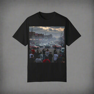 Detroit Streetcar Takeover Car Culture Unisex Garment-Dyed T-Shirt