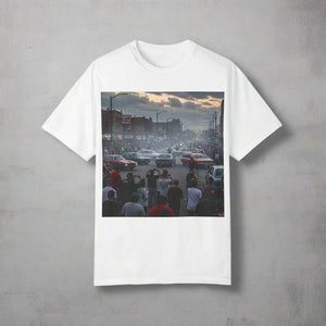 Detroit Streetcar Takeover Car Culture Unisex Garment-Dyed T-Shirt