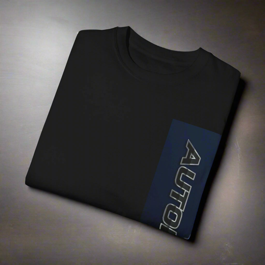 Unisex Garment-Dyed T-Shirt -"Cruise with Crews" AUTOLUXE Car Culture Streetwear Style for Car Enthusiasts