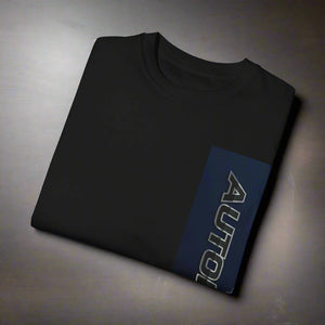 Unisex Garment-Dyed T-Shirt -"Cruise with Crews" AUTOLUXE Car Culture Streetwear Style for Car Enthusiasts
