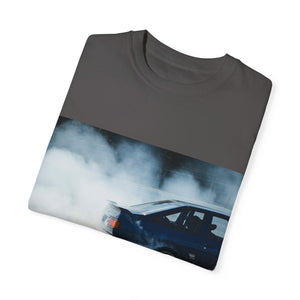 Unisex Garment-Dyed T-Shirt - Cool Drift Racing Car Design