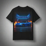 Unisex Garment-Dyed T-Shirt -"Cruise with Crews" AUTOLUXE Car Culture Streetwear Style for Car Enthusiasts