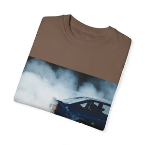 Unisex Garment-Dyed T-Shirt - Cool Drift Racing Car Design