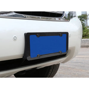 Universal Carbon Fiber Texture License Plate Frame