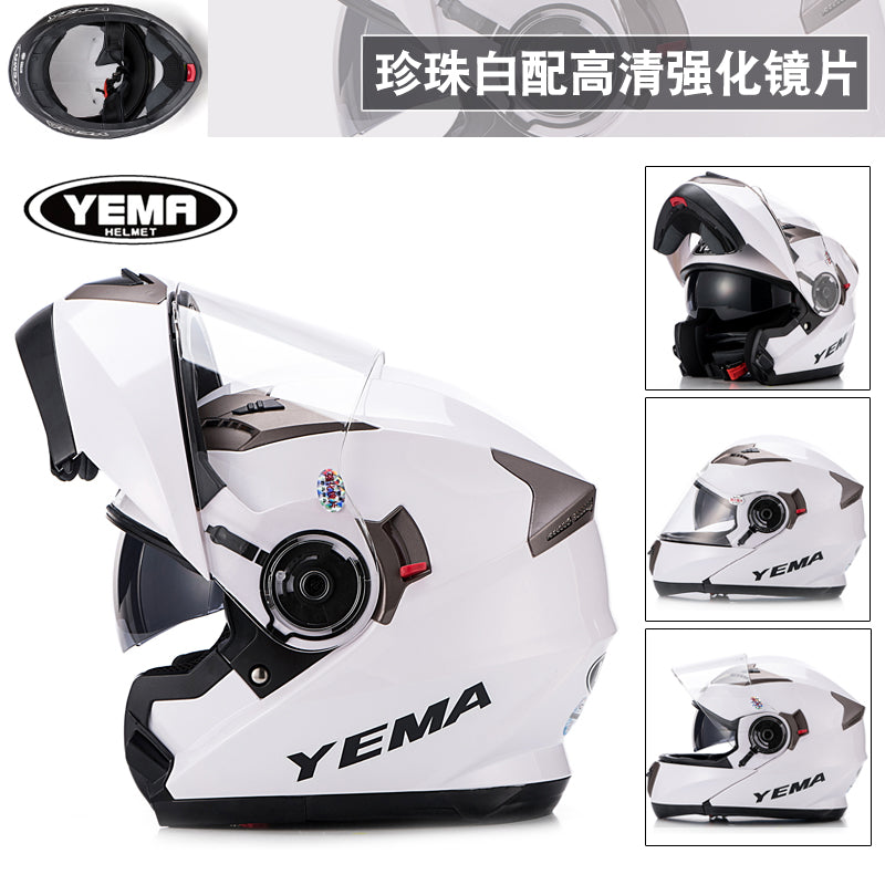 Yema Men's Bluetooth Modular Racing Helmet