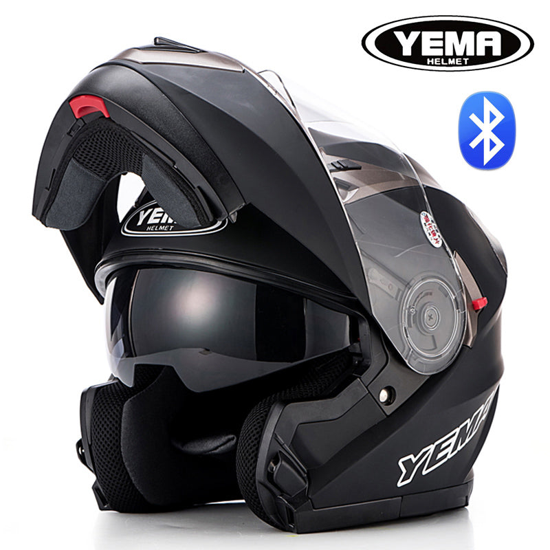 Yema Men's Bluetooth Modular Racing Helmet