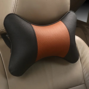 Leather Soft Car Neck Pillow