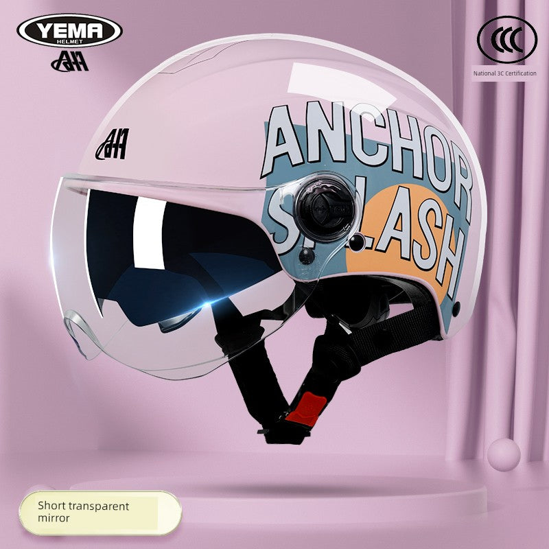 Yema Women's Half Mask Racing Helmet