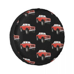 Custom 1966 Blue Bronco Spare Tire Cover