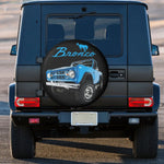 Custom 1966 Blue Bronco Spare Tire Cover