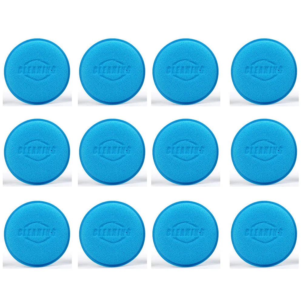 12Pcs Car Foam Sponge Wax Applicator Pads