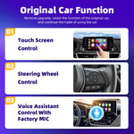 LED RGB Mini- Wired To Wireless CarPlay & Android Auto Box Plug And Play For OEM