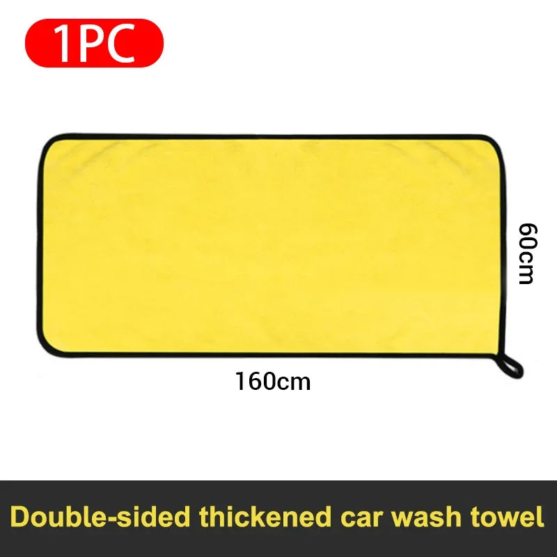 Microfiber Car Cleaning Towel Wash Towels Car Double-Sided Soft