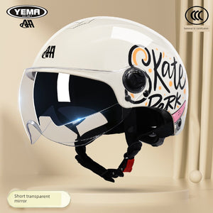 Yema Women's Half Mask Racing Helmet