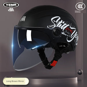 Yema Women's Half Mask Racing Helmet