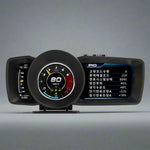 Race HUD Multi-Function Dashboard Head Up Display OBD2+GPS Smart Speedometer Auto Gauge Alarm System Turbo Boost