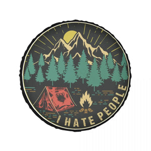 " I Hate People"  Camping Spare Wheel Tire Cover