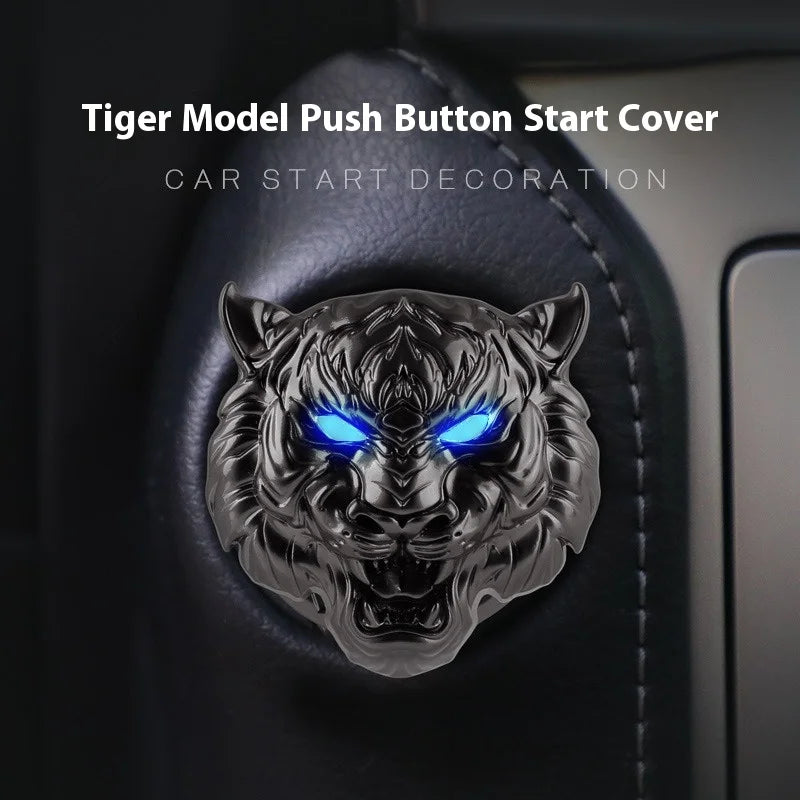 Universal Start Stop Button Cover Tiger