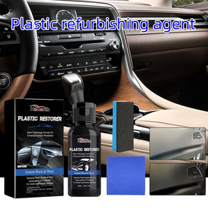 Plastic Restorer Polish & Leather Cleaner Spray