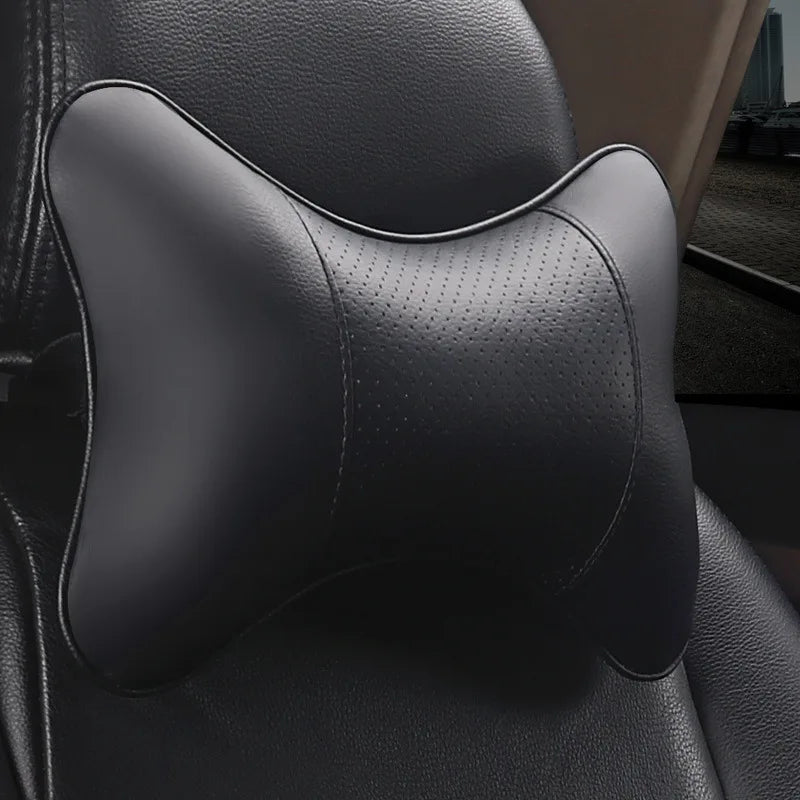 Leather Soft Car Neck Pillow