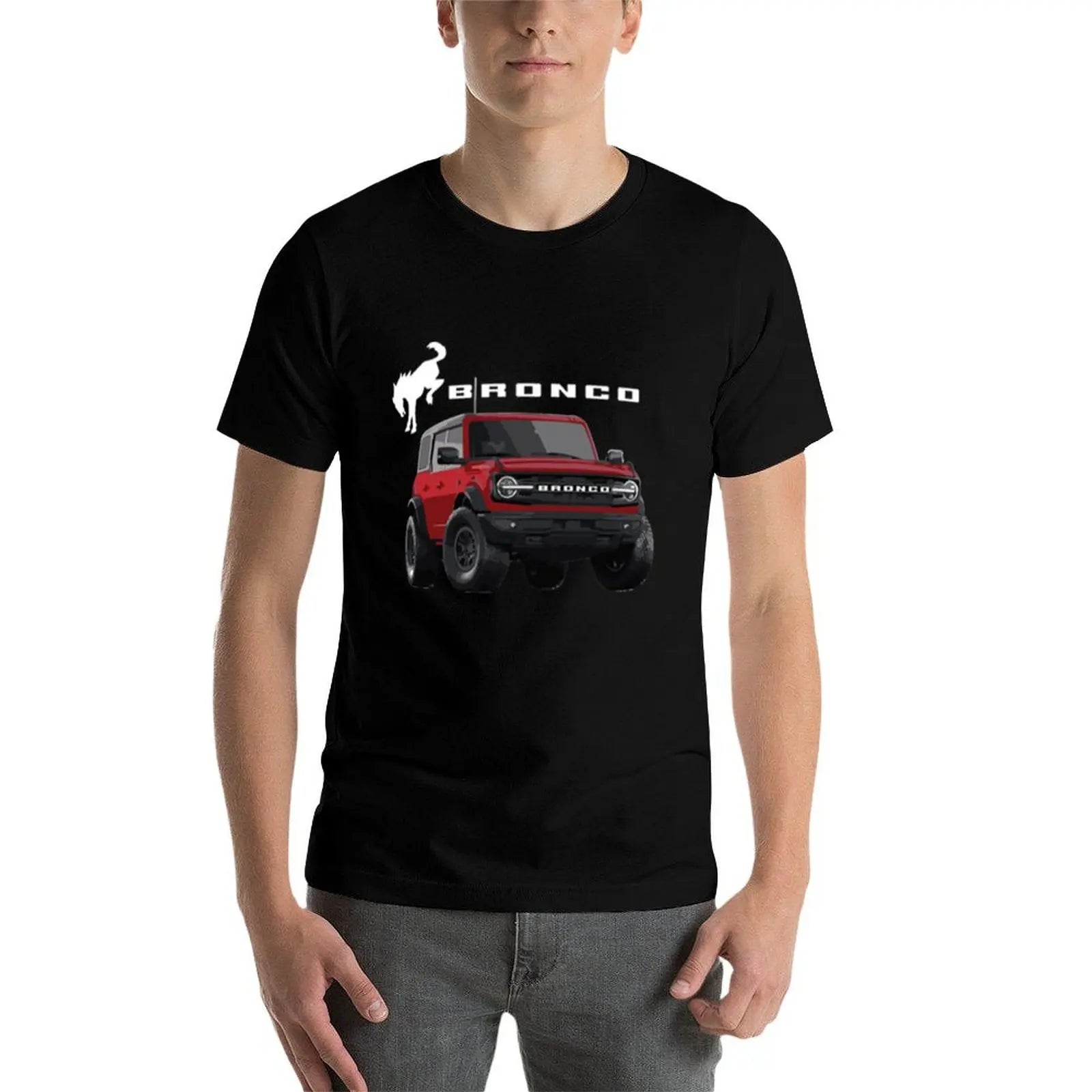 2025 Bronco race red graphic tee