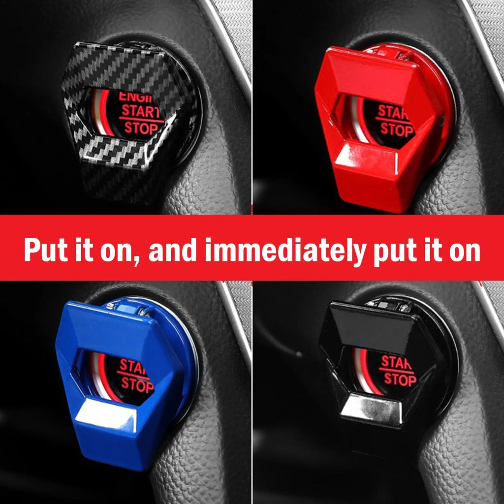 3D Metal Engine Ignition Start Stop Push Button Cover