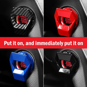 3D Metal Engine Ignition Start Stop Push Button Cover