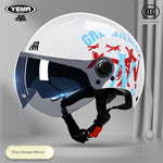 Yema Women's Half Mask Racing Helmet