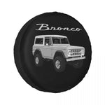 Custom 1966 Blue Bronco Spare Tire Cover