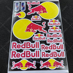 Custom R3d Bull Motorcycle Stickers Helmet Decal Kit