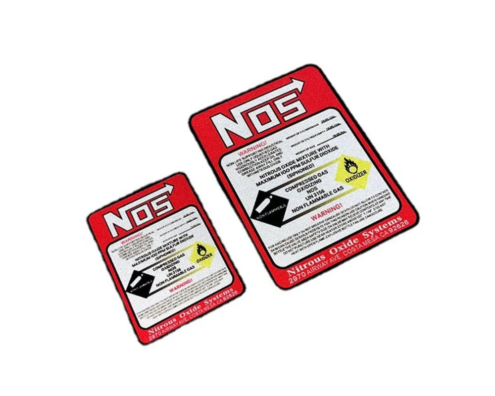 NOS Nitrous Oxide Systems Stickers