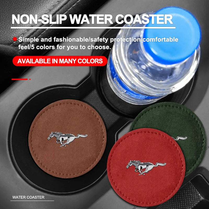 Mustang Cup Holder Coaster – Custom Fit Interior Accessory