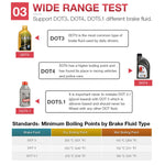 Automotive Brake Fluid Tester for DOT3 DOT4 DOT5 with LED Light Display