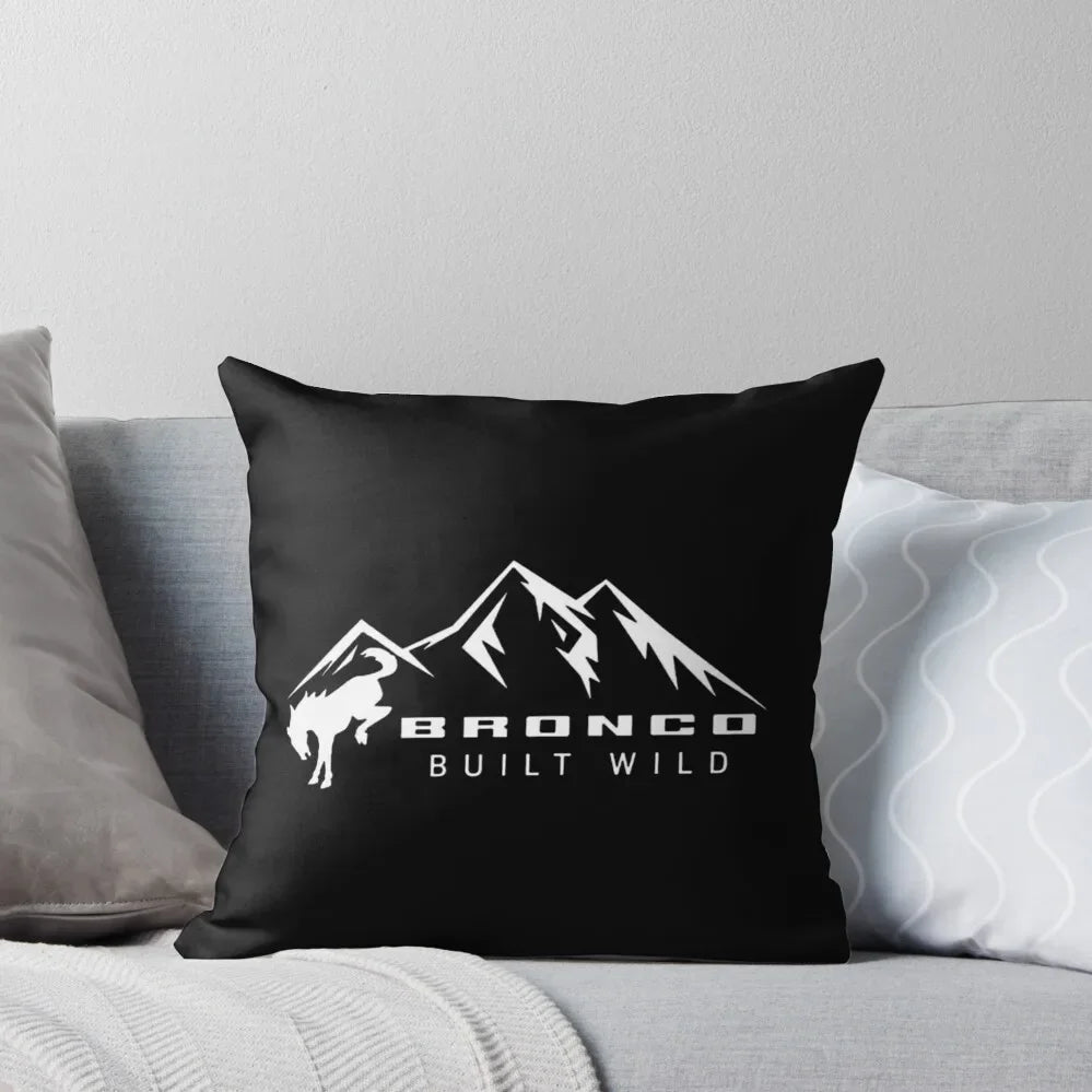 Limited Edition Built Wild Bronco Throw Pillow