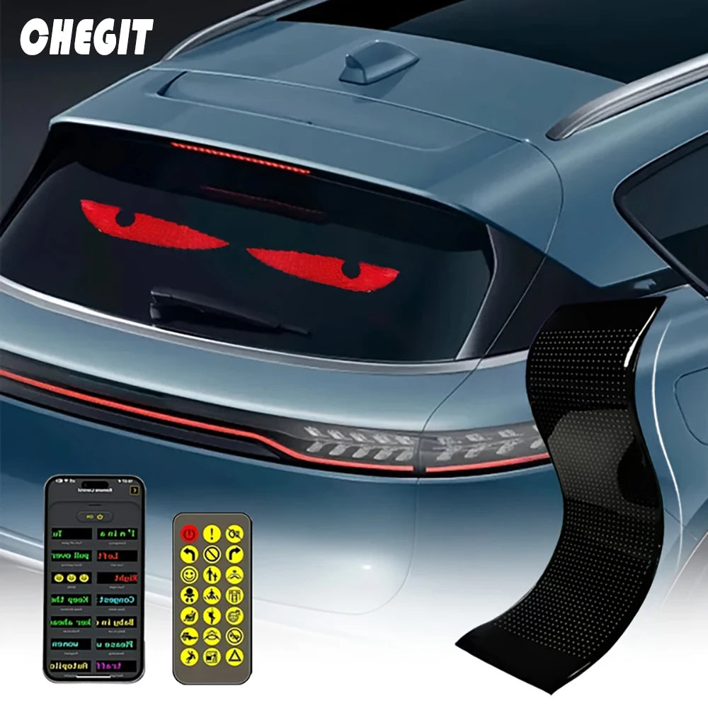 Demon Eyes LED For Car Windshield Remote Control Programable Custom LED Design