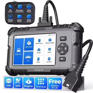 Topdon ArtiDiag500 Car Diagnostic Tool  All Systems OBD2 Diagnostic Scanner Engine ABS SRS Airbag Auto Scan Tool Code Reader