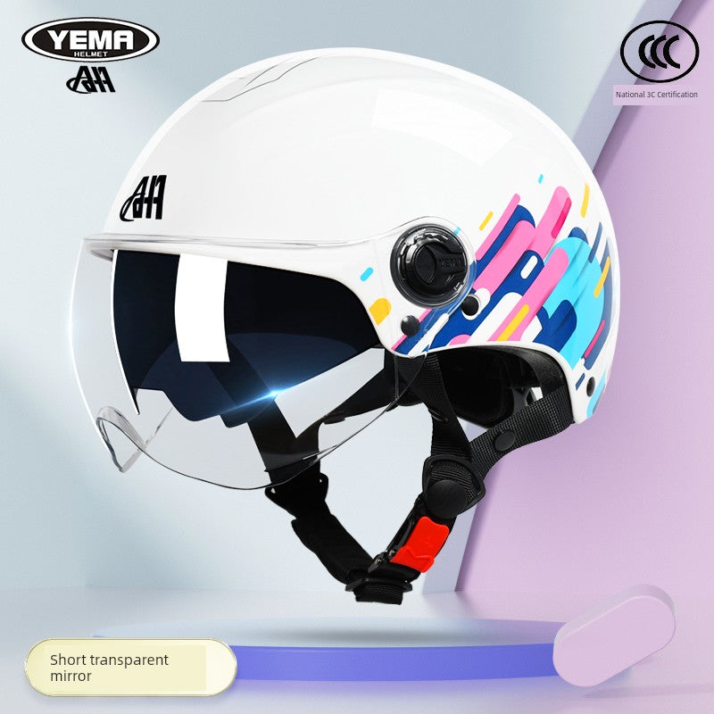 Yema Women's Half Mask Racing Helmet