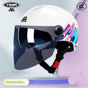 Yema Women's Half Mask Racing Helmet