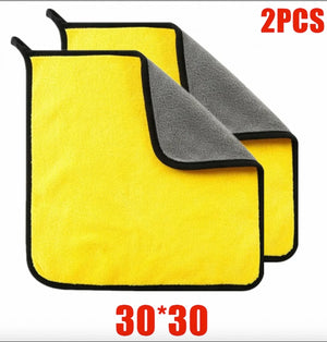 Microfiber Car Cleaning Towel Wash Towels Car Double-Sided Soft