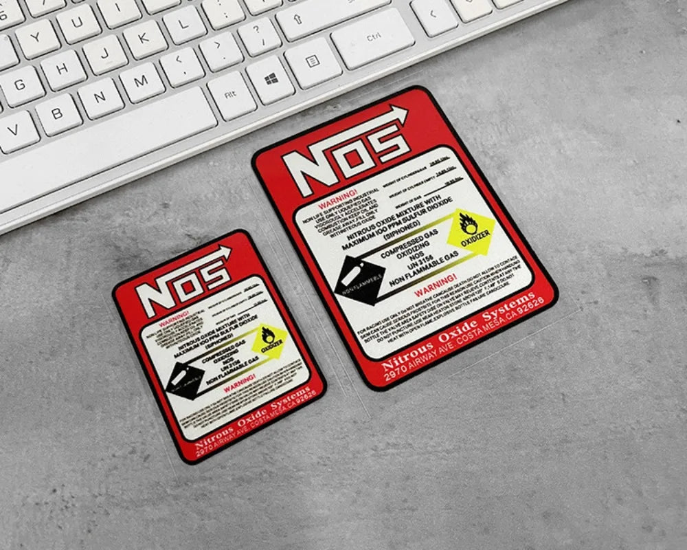 NOS Nitrous Oxide Systems Stickers