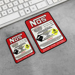 NOS Nitrous Oxide Systems Stickers