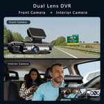 Dual Lens Car DVR FHD 1920*1080P Dash Camera w/ Nightvision