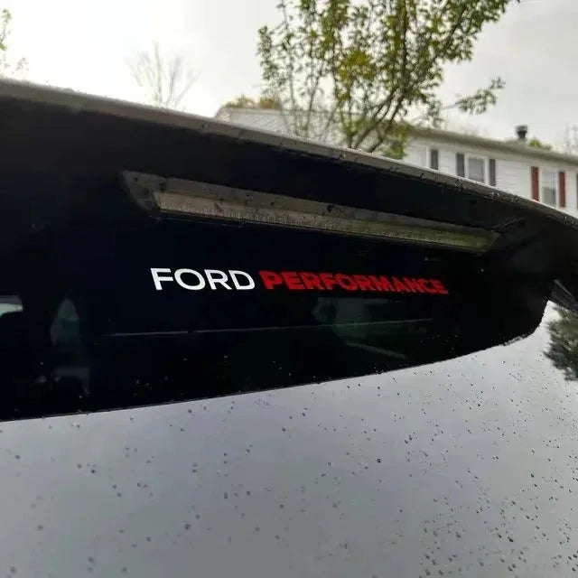 FORD PERFORMANCE Logo Die-Cut Vinyl Sticker Decal